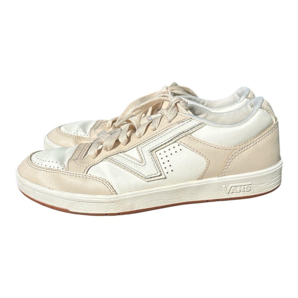 Vans Lowland sneakers with gum sole in tonal beige - Picture 2 of 8